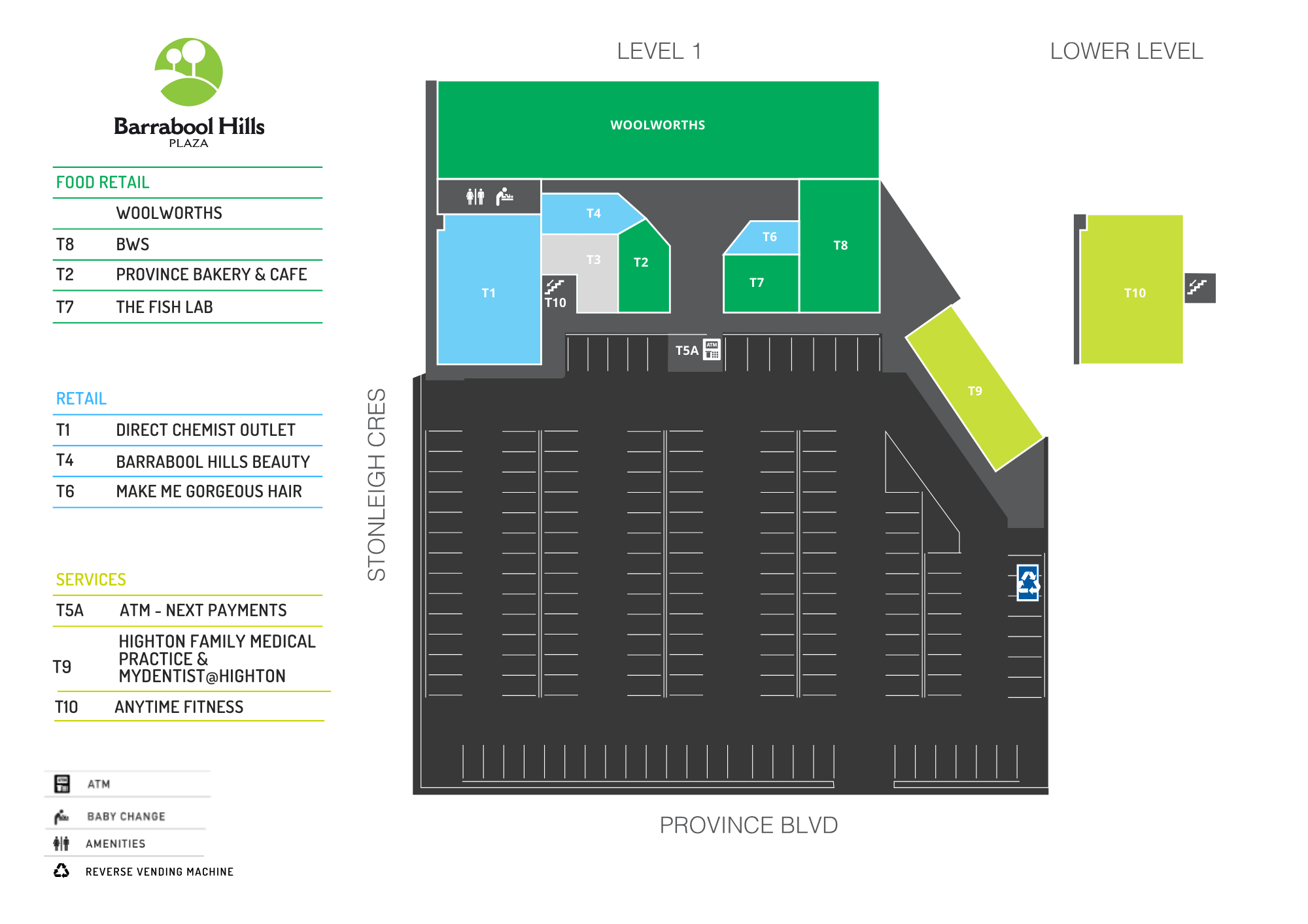 Barrabool Hills Plaza Centre Map